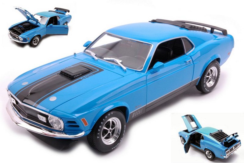 Ford Mustang Mach 1 1970 (Blue) by maisto