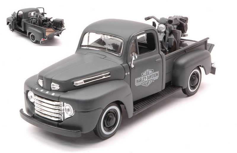 Ford F1 PickUp 1948 with Harley Davidson by maisto