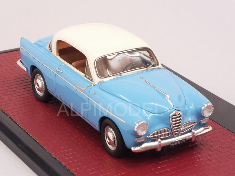 Alfa Romeo 1900 Super Boano Primavera 1956 (Light Blue/White) - matrix-models