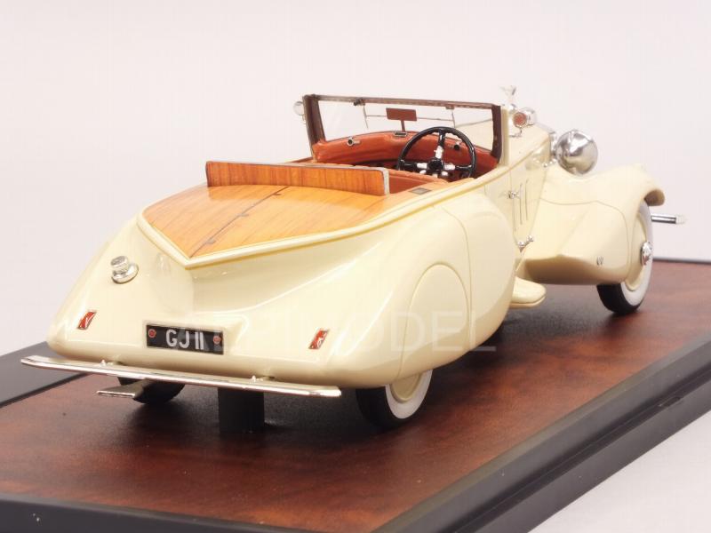 Rolls Royce Phantom II Barker Boattail HRH Maharajha of Rewa 1939 (Cream) - matrix-models