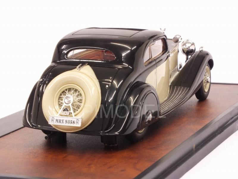 Rolls Royce Phantom II Continental Sports Coupe Maharajah Jodhpur 1935 (Black/Cream) - matrix-models