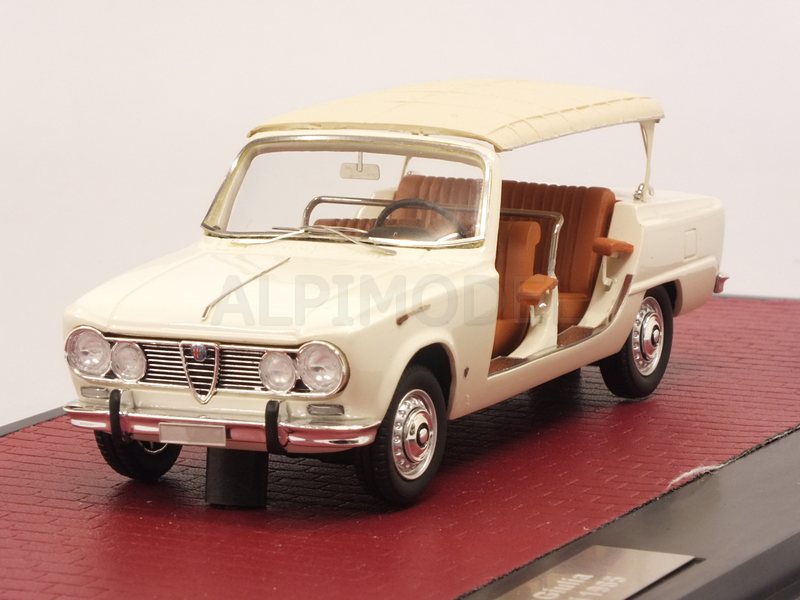 Alfa Romeo Giulia Torpedo Colli closed 1965 (White) by matrix-models