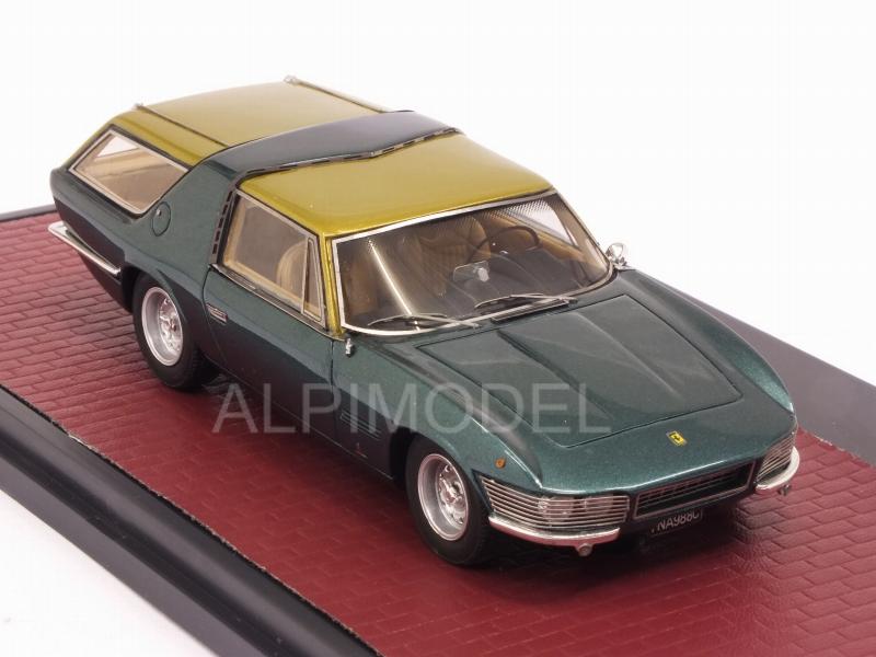 Ferrari 330 GT Shooting Brake Vignale 1968 (Green/Gold) - matrix-models