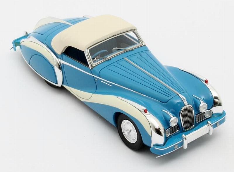 Talbot Lago T26 Grand Sport Cabriolet Saoutchik 1948 closed (Blue) - matrix-models