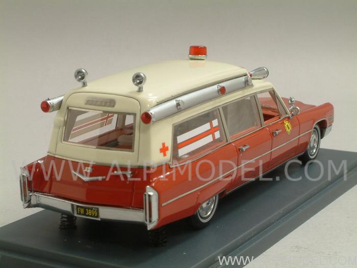 Cadillac S&S Ambulance Fire and Rescue Service 1966 - neo
