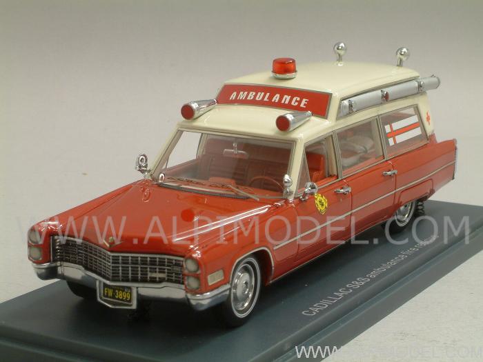 Cadillac S&S Ambulance Fire and Rescue Service 1966 by neo