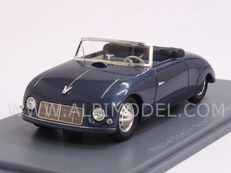 Waibel Porsche Special Sport Cabriolet 1948 (Metallic Blue) by neo