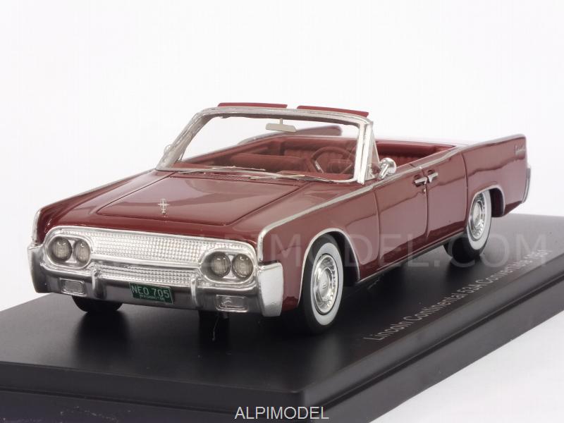 Lincoln Continental 53A Convertible 1961 (Red) by neo