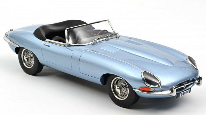 Jaguar E-Type Cabriolet 1962 (Light Blue Metallic) by norev