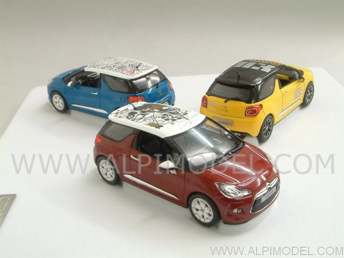 Citroen DS3 2010 Set (3 cars) (Gfft Box) - norev