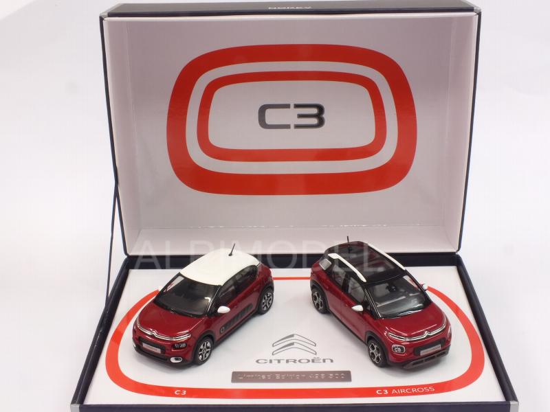 Citroen C3 + C3 Aircross Set 2017 (Gift Box) by norev