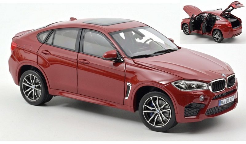 BMW X6 M 2015 (Red Metallic) by norev