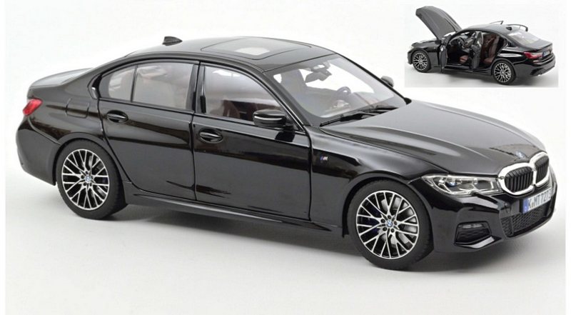 BMW 330i 2019 (Black Metallic) by norev