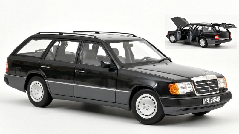 Mercedes 300D T-Modell 1990 (Blueblack Metallic) by norev