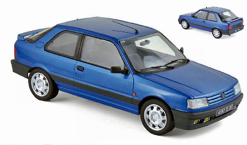 NOREV 184881 Peugeot 309 GTI 16 1992 (Miami Blue) 1/18