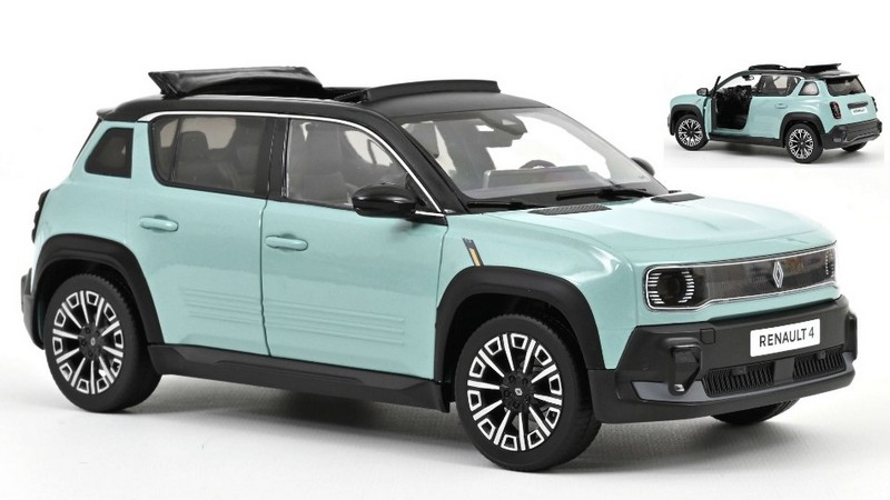 Renault 4 E-tech 100% Electric 2025 (Hauts De France Green) by norev