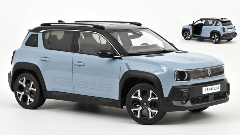 Renault 4 E-tech 100% Elec(tric 2025 (Cloud Blue) by norev