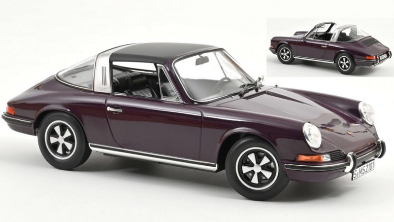 Porsche 911E Targa 1971 (Violet) by norev