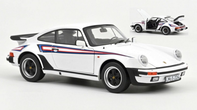 Porsche 911 Turbo 3.3 1980 (White) by norev