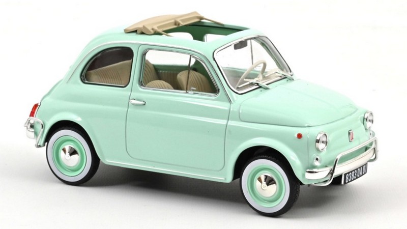 Fiat 500L 1968 (Pastel Light Blue) by norev