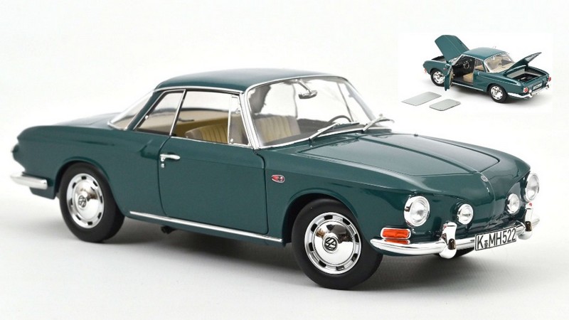 Volkswagen Karmann Ghia 1500 1963 (Green) by norev