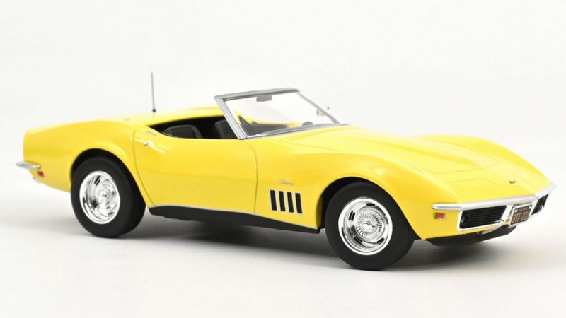 Chevrolet Corvette Convertible 1969 (Daytona Yellow) by norev