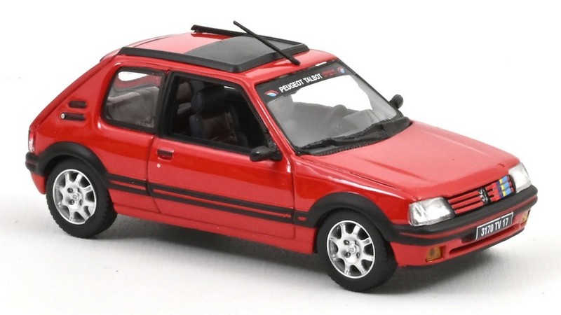 Peugeot 205 GTI 1.9 1991 (Vallelunga Red) by norev