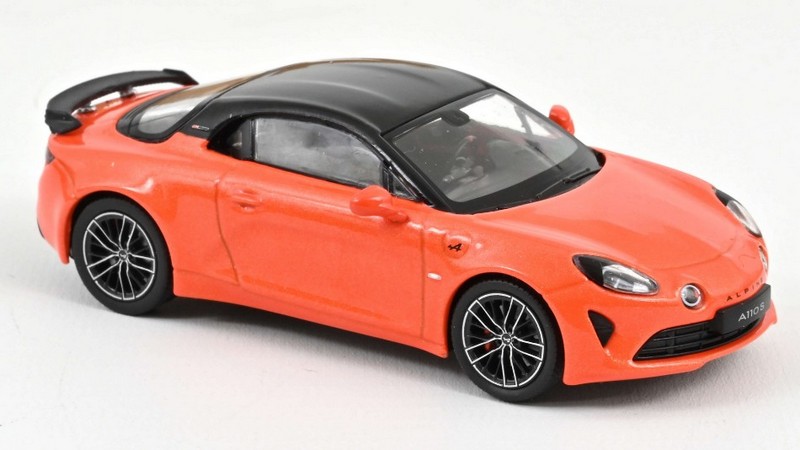 Alpine A110S Pack Aero 2022 (Fire Orange) by norev