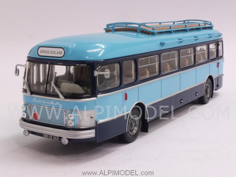 Saviem SC1 School Bus 1964 (Azur/Blue) by norev