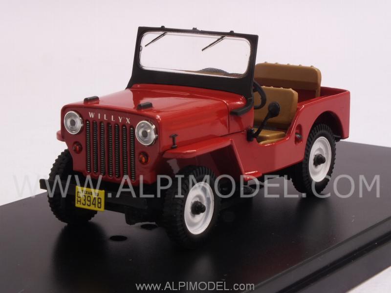 Jeep Willys CJ3B 1953 (Red) by premium-x