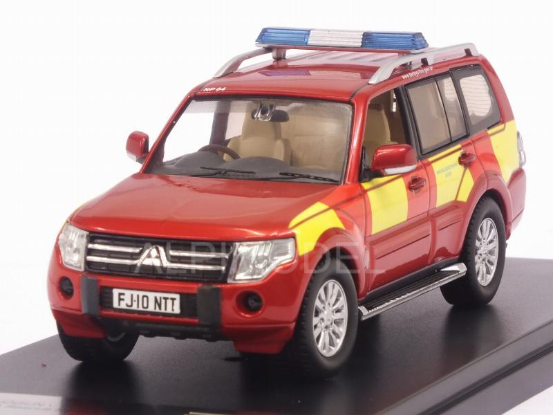 Mitsubishi Pajero UK Derbyshire Fire-Rescue Service 2010 by premium-x