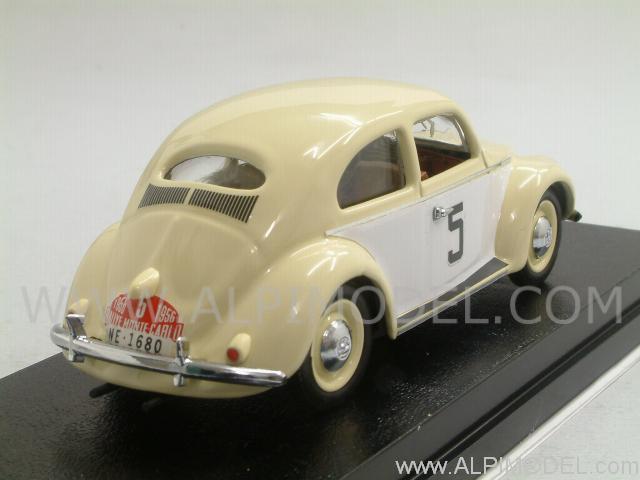 Volkswagen Beetle  #5 Rally Montecarlo 1956 Patthey - Renaud - rio