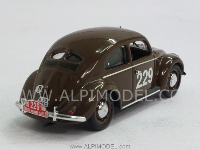 Volkswagen Beetle #229 Rally Monte Carlo 1952 Nathan - Schellhaas - rio