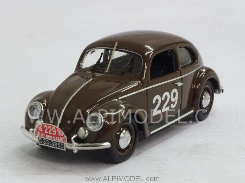 Volkswagen Beetle #229 Rally Monte Carlo 1952 Nathan - Schellhaas by rio