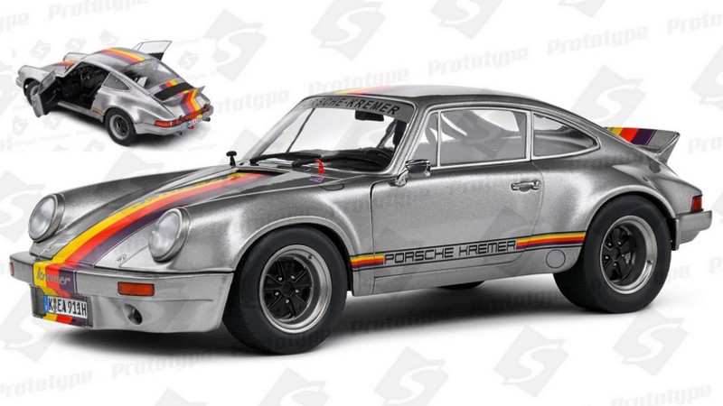 Porsche 911 (930) KSR Kremer Coupe 1973 (Silver) by solido