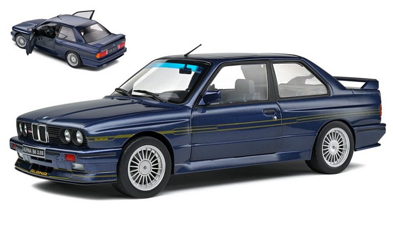 Alpina BMW B6 3.5S 1990 (Mauritus Blue) by solido