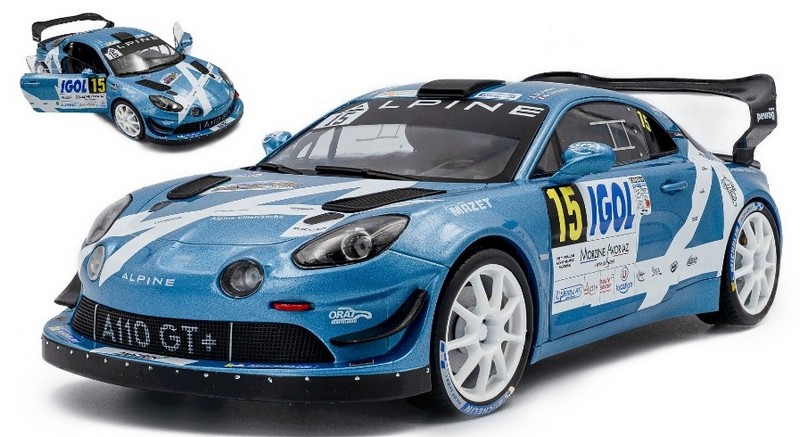 Alpine A110 RGT #15 Rally Mont Blanc 2024 Astier-Giraudet by solido
