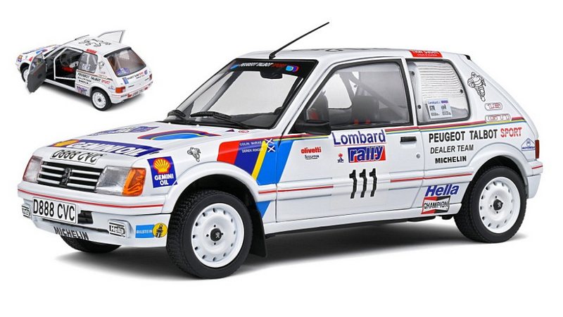 Peugeot 205 GTI #111 Lombard RAC Rally 1988 McRae - Ringer by solido