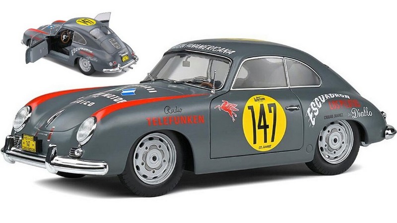 Porsche 356 Pre-A Coupe #147 Racing Panam 1954 by solido