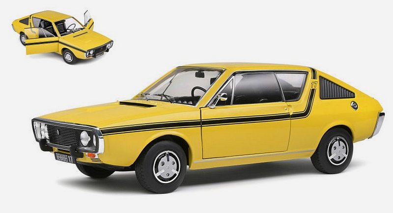 Renault R17 Mk1 Tl 1973 (Yellow) by solido