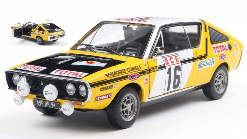Renault 17 #23 Rally du Maroc 1976 Prive-Tilbert by solido