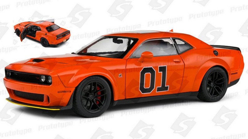Dodge Challenger R/T #01 Scat Pack 2023 'General Lee Tribute' by solido