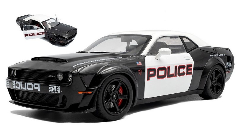 Dodge Challenger R/T Scat Pack Widebody 2023 Highway Police by solido