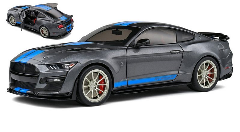 Ford Shelby Mustang GT500 KR 2022 (Grey Metallic) by solido