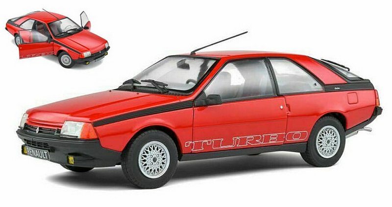Renault Fuego Turbo 1980 (Red) by solido