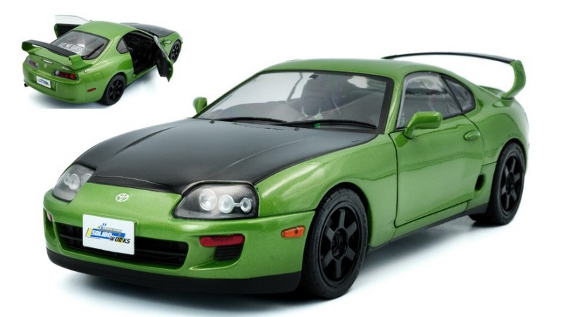 Toyota Supra MkIV (A80) Coupe 1993 (Green/Black) by solido