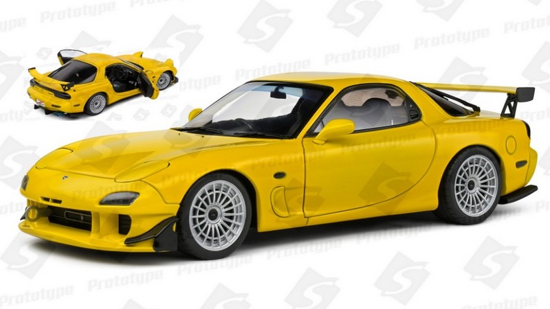 Mazda RX-7 FD RS Coupe 1994 (Yellow) by solido