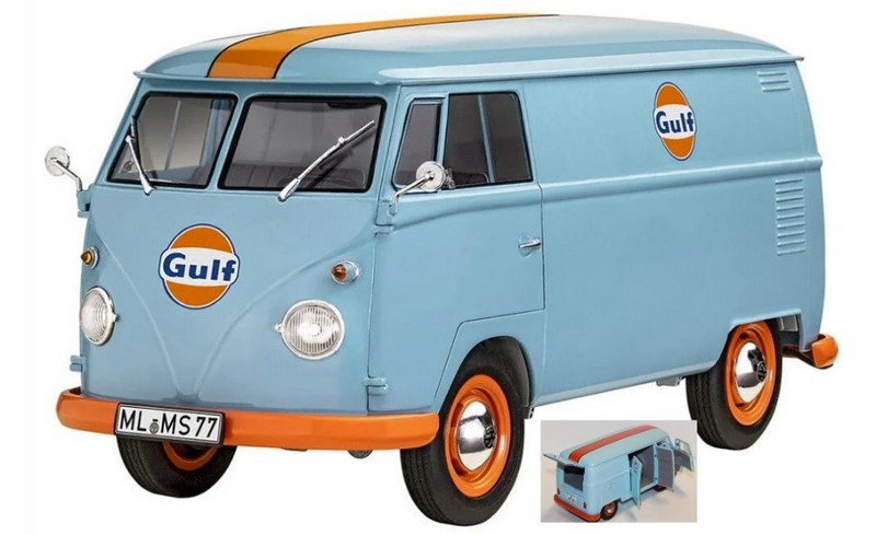 Volkswagen T1 Van Kool Combi GULF Oil Tribute 1950 by solido