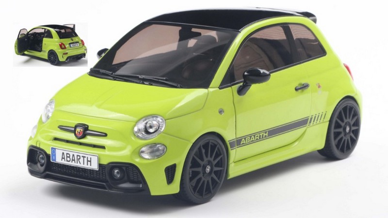 Fiat 595 Abarth 2023 (Verde Adrenalina) by solido