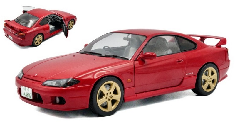 Nissan Silvia (S15) Coupe Spec-R Aero 1999 (Flame Red) by solido